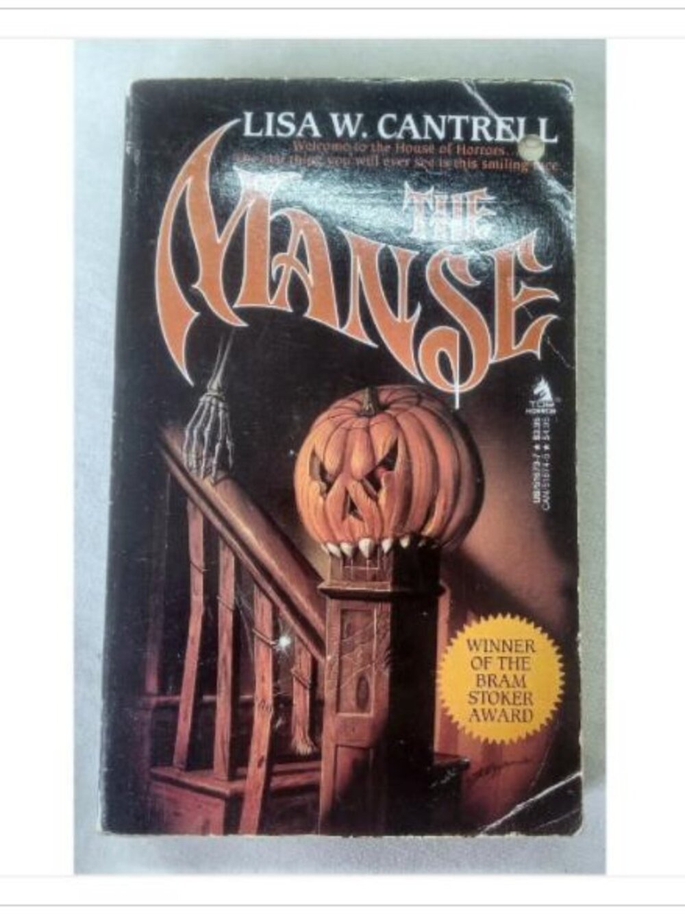The Manse Lisa W. Cantrell 1987 First Edition Mass Market Paperback Book Novel